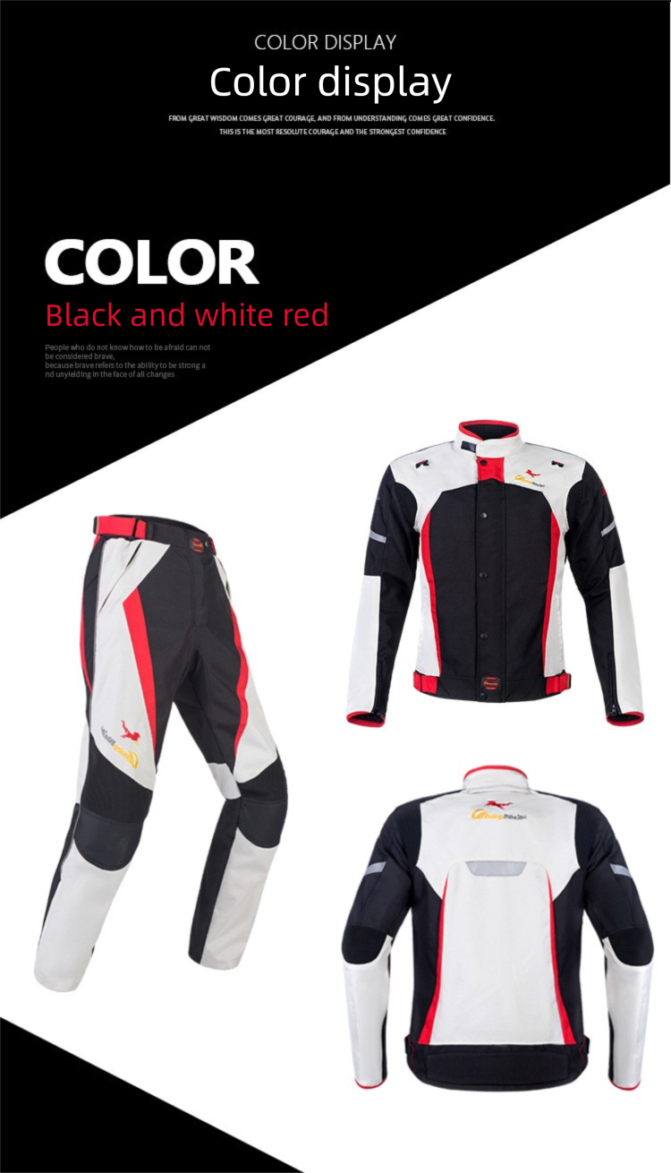 Reitset Herren, Sommer Wasserdicht, Anti-Fall, Warm, Geeignet Für Motorräder Und Geländeräder, Vier Jahreszeiten Motorrad_voghion.com