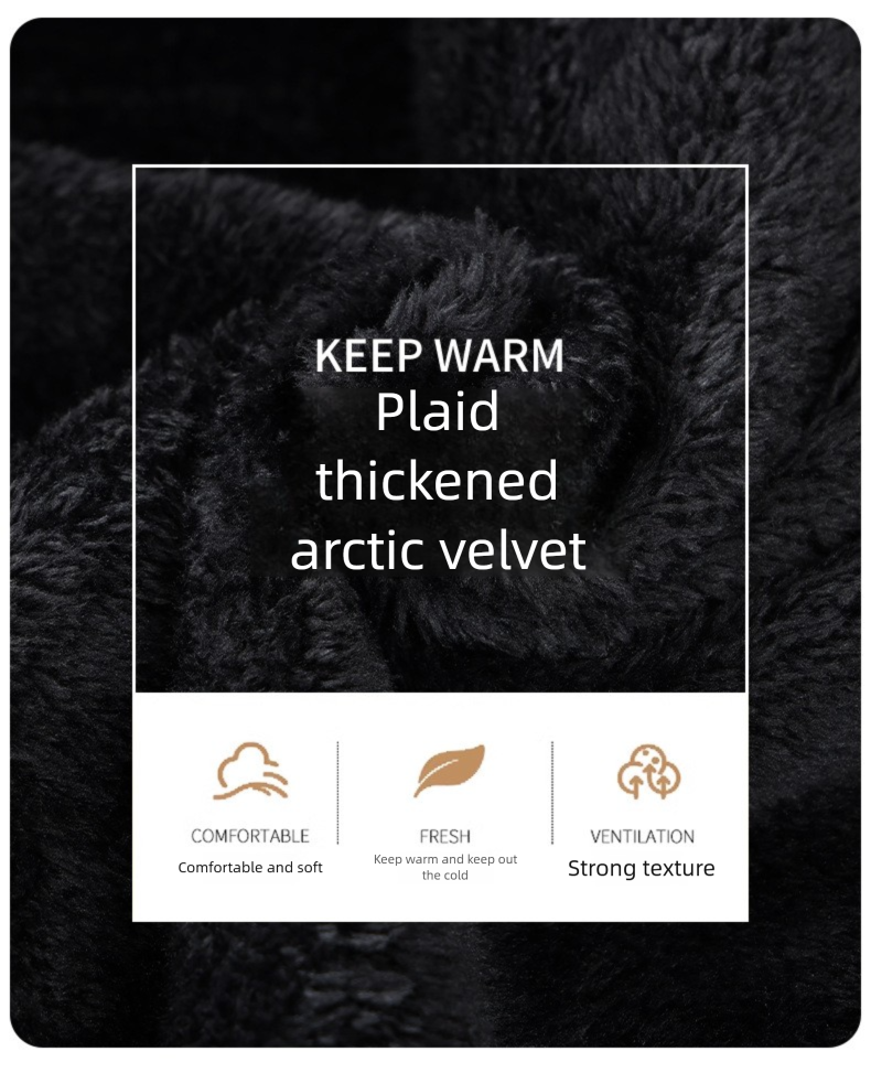 Autumn Winter Fleece-Lined Jacket Set For Men Outdoor Casual Wear-Resistant Dirt-Resistant Multi-Pocket Workwear_voghion.com