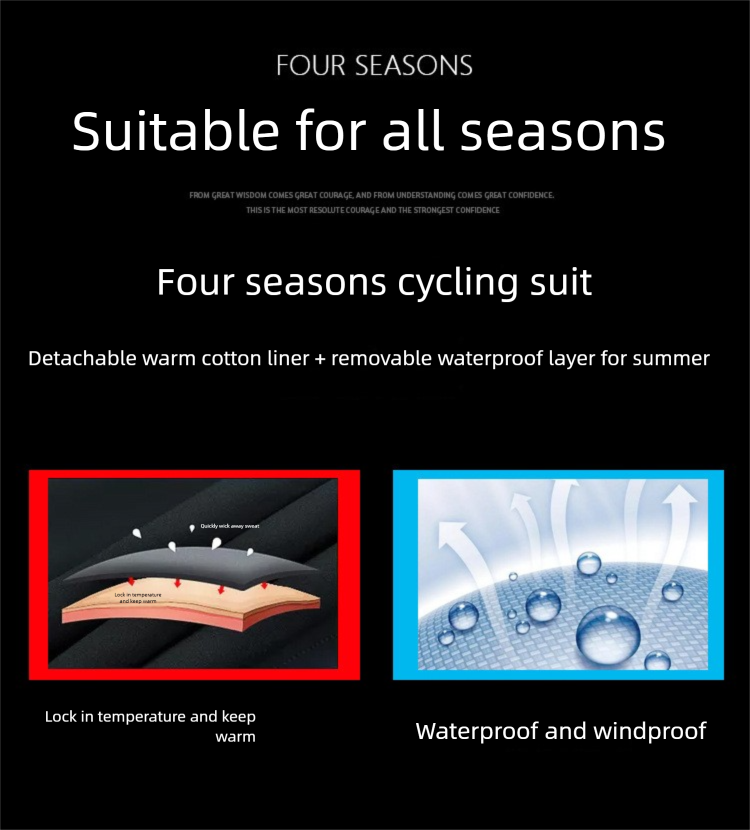 Reitset Herren, Sommer Wasserdicht, Anti-Fall, Warm, Geeignet Für Motorräder Und Geländeräder, Vier Jahreszeiten Motorrad_voghion.com