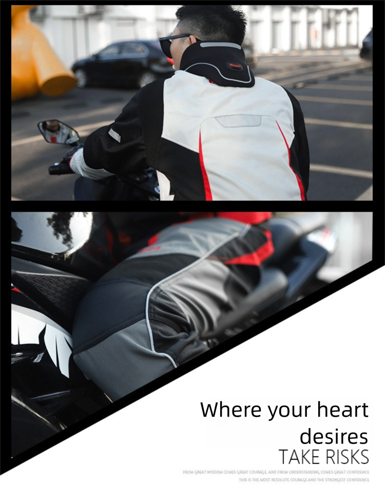 Reitset Herren, Sommer Wasserdicht, Anti-Fall, Warm, Geeignet Für Motorräder Und Geländeräder, Vier Jahreszeiten Motorrad_voghion.com