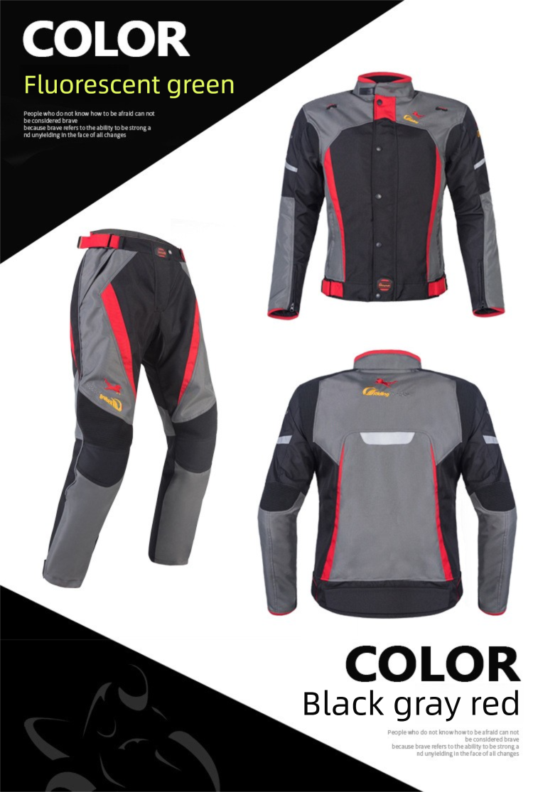 Reitset Herren, Sommer Wasserdicht, Anti-Fall, Warm, Geeignet Für Motorräder Und Geländeräder, Vier Jahreszeiten Motorrad_voghion.com