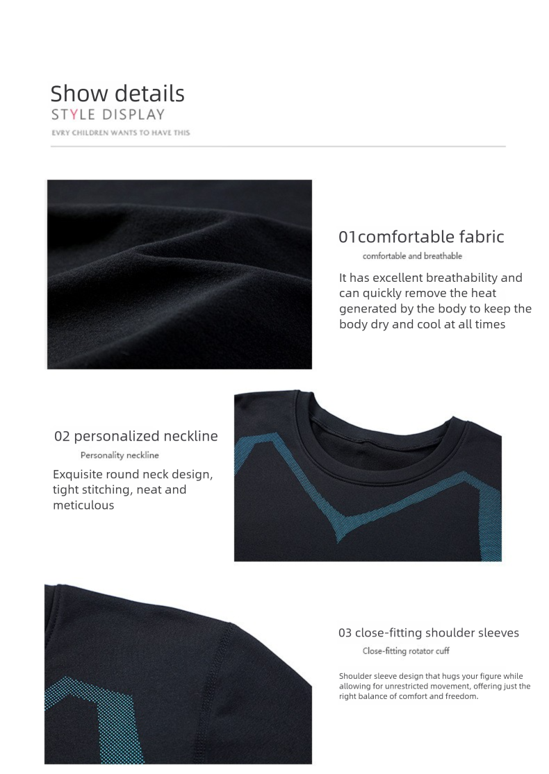 Abbigliamento caldo, strato di base foderato in pile, fitness, biancheria intima attillata ad asciugatura rapida, set da allenamento sportivo invernale da corsa_voghion.com