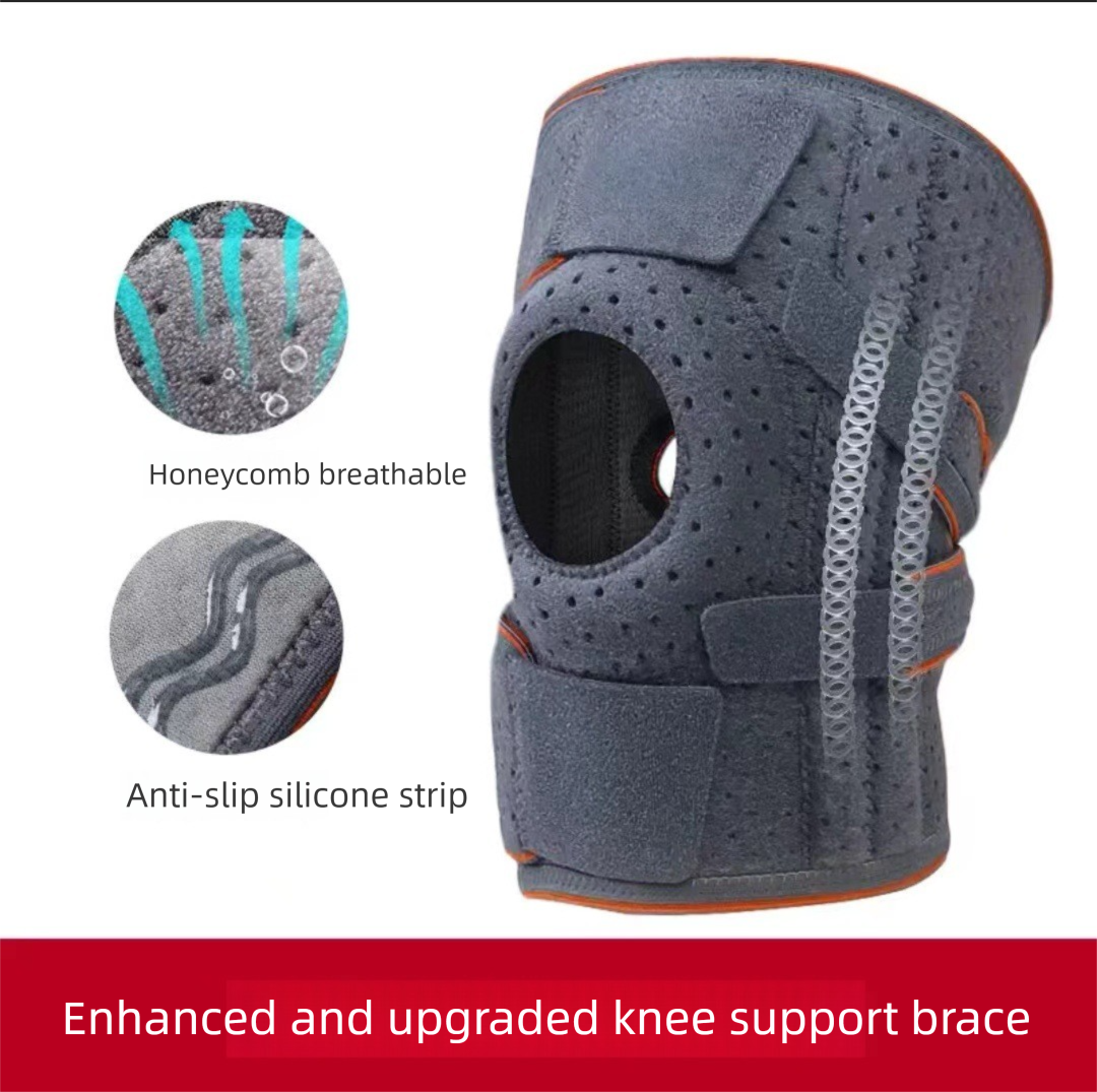 Genouillère de compression pour sports de plein air : randonnée, protection du ménisque et de la rotule, basketball, cyclisme, protection contre les chocs_voghion.com