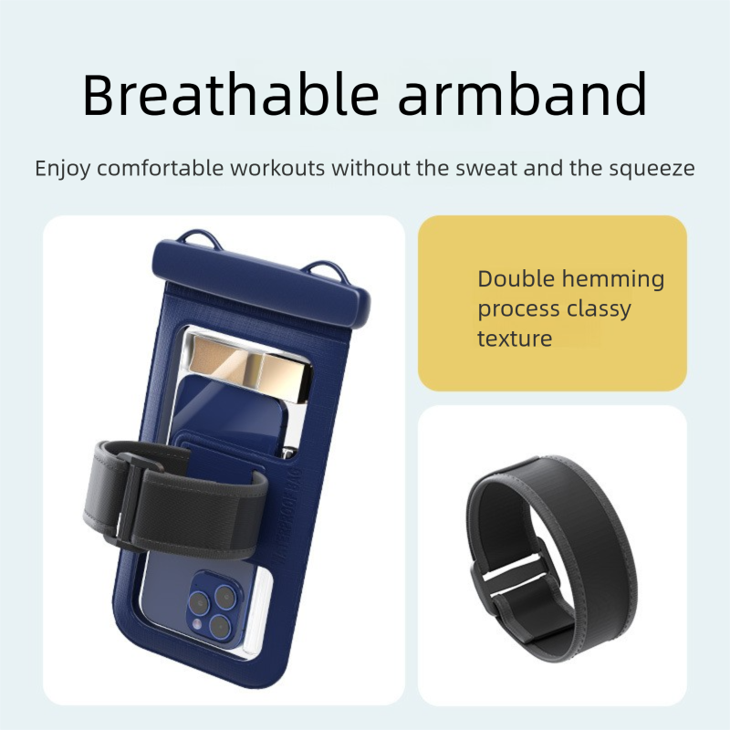 New Band Touchscreen Phone Case Sports Arm Large Capacity Outdoor Waterproof Bag_voghion.com