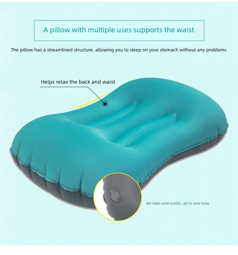 Cuscino per sedia gonfiabile per esterni, supporto per collo, poggiatesta, cuscino lombare per ufficio_voghion.com