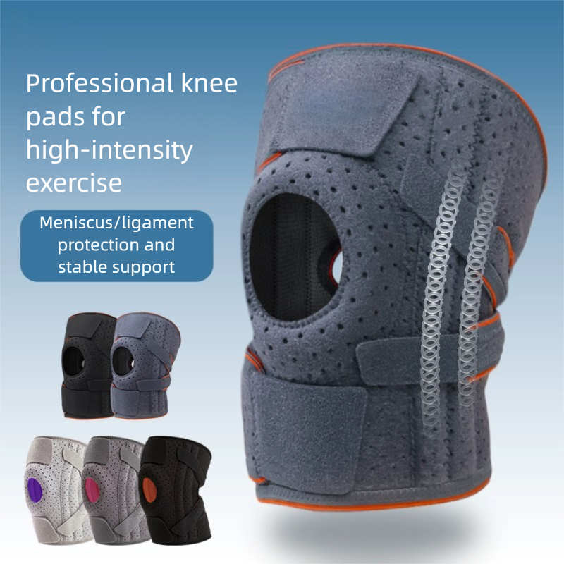 Mountaineering Compression Strap Sports Basketball Cycling Outdoor Meniscus Joint Running Breathable Knee Pads_voghion.com