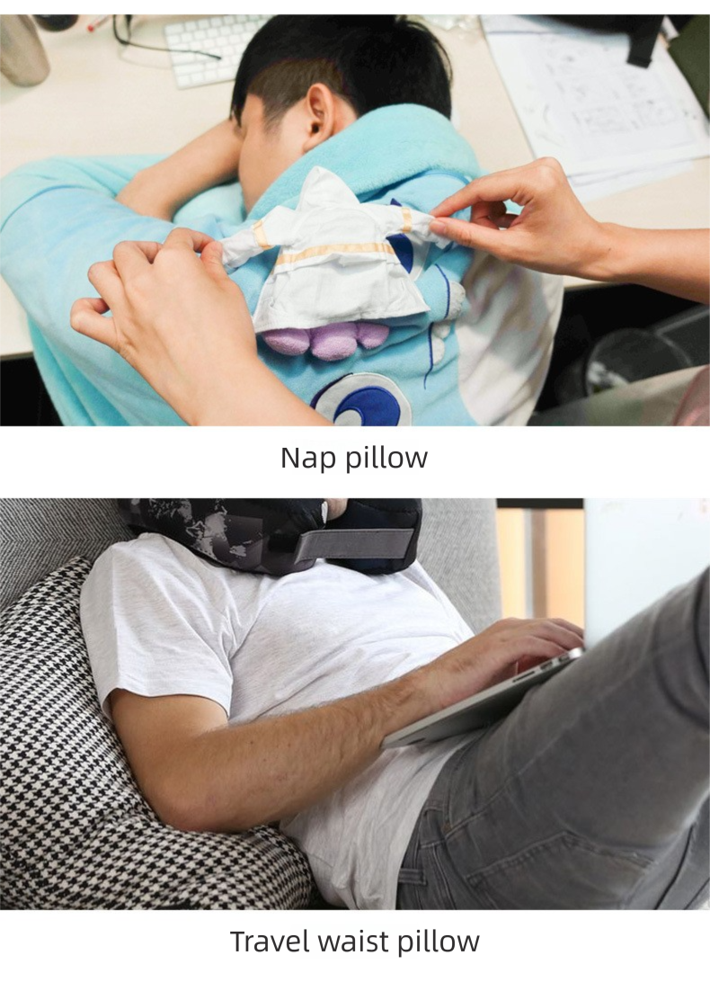 Cuscino per sedia gonfiabile per esterni, supporto per collo, poggiatesta, cuscino lombare per ufficio_voghion.com