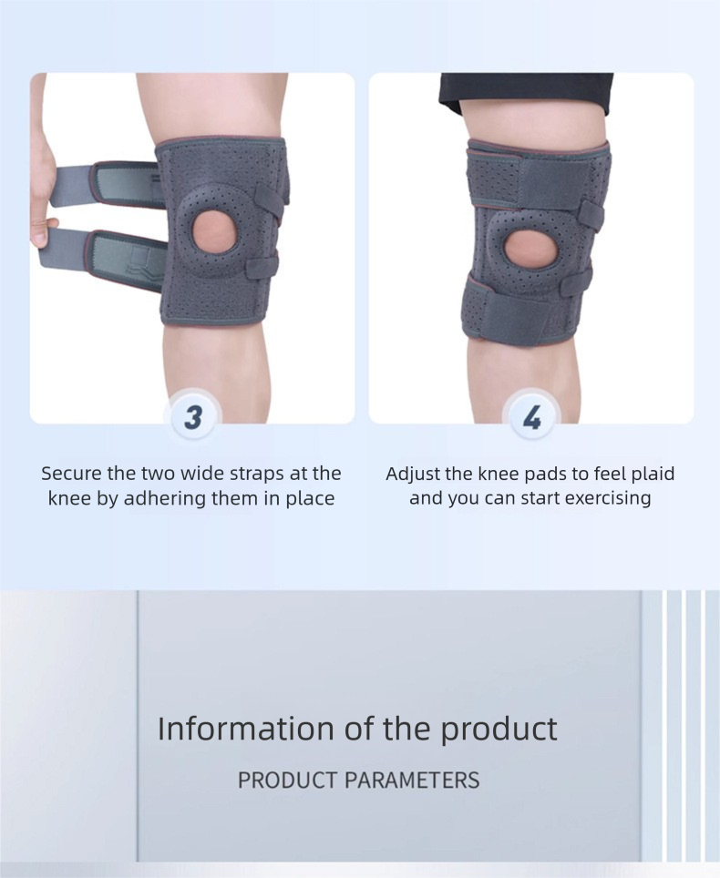 Mountaineering Compression Strap Sports Basketball Cycling Outdoor Meniscus Joint Running Breathable Knee Pads_voghion.com