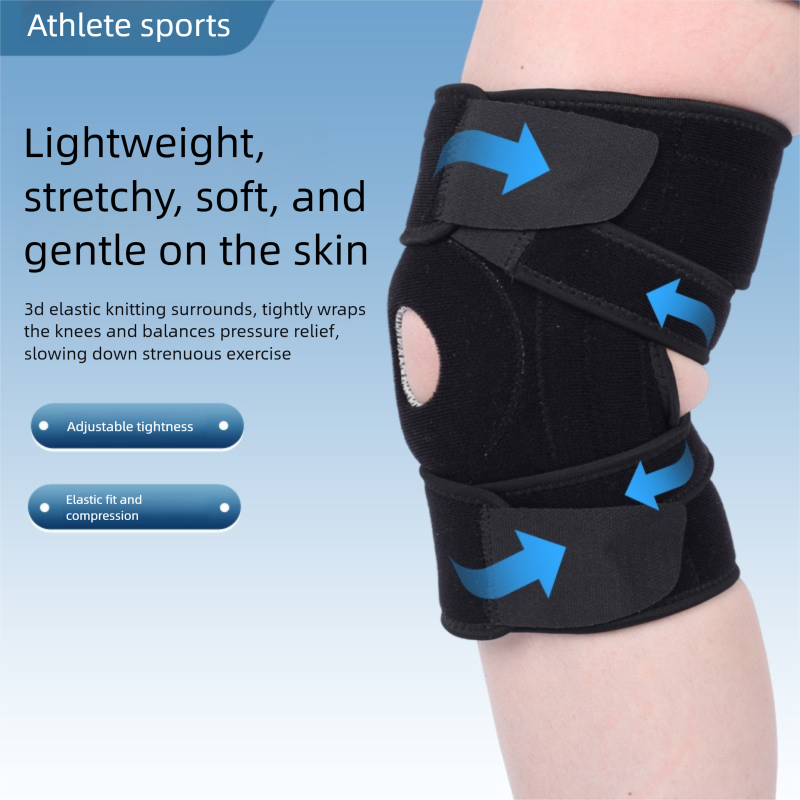 Autumn And Winter Mountaineering Knee Pads Compression Strap Basketball Cycling Outdoor Meniscus Joint Injury Prevention_voghion.com