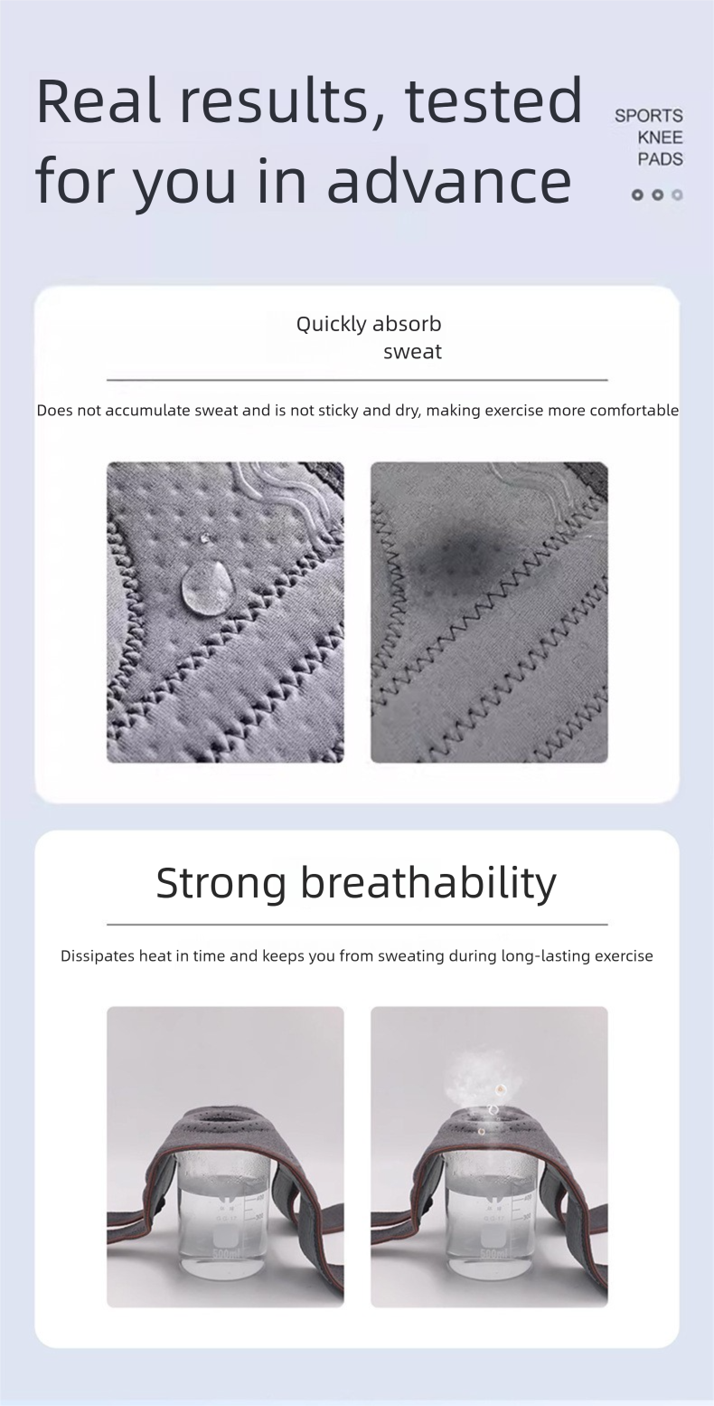 Mountaineering Compression Strap Sports Basketball Cycling Outdoor Meniscus Joint Running Breathable Knee Pads_voghion.com