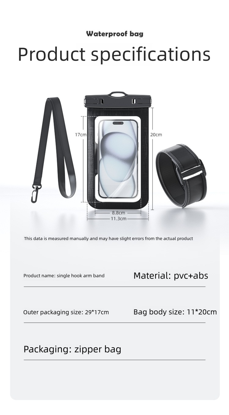 New Band Touchscreen Phone Case Sports Arm Large Capacity Outdoor Waterproof Bag_voghion.com