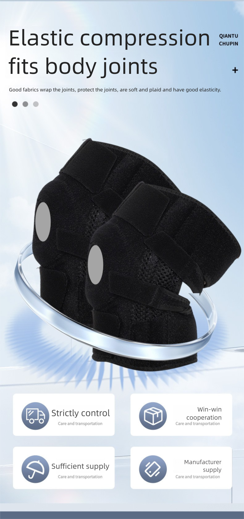 Autumn And Winter Mountaineering Knee Pads Compression Strap Basketball Cycling Outdoor Meniscus Joint Injury Prevention_voghion.com