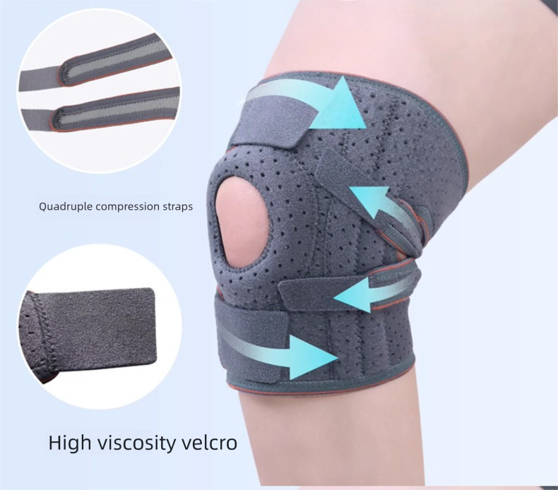 Mountaineering Compression Strap Sports Basketball Cycling Outdoor Meniscus Joint Running Breathable Knee Pads_voghion.com