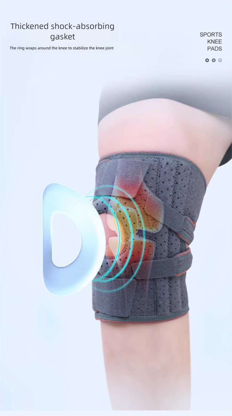 Mountaineering Compression Strap Sports Basketball Cycling Outdoor Meniscus Joint Running Breathable Knee Pads_voghion.com