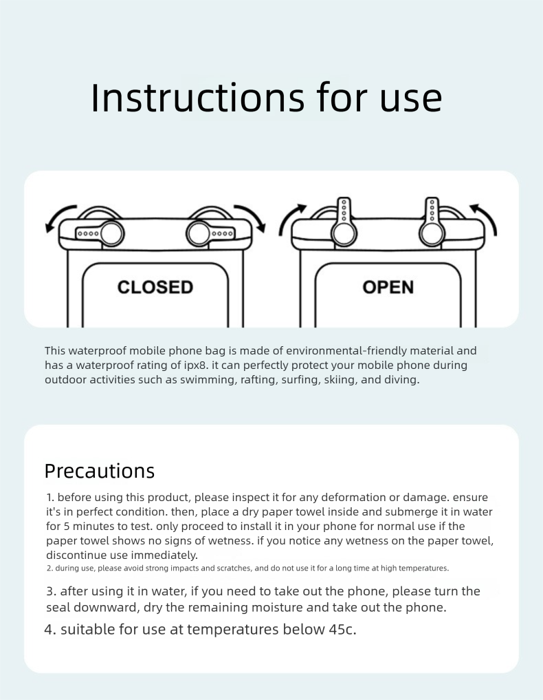 New Band Touchscreen Phone Case Sports Arm Large Capacity Outdoor Waterproof Bag_voghion.com