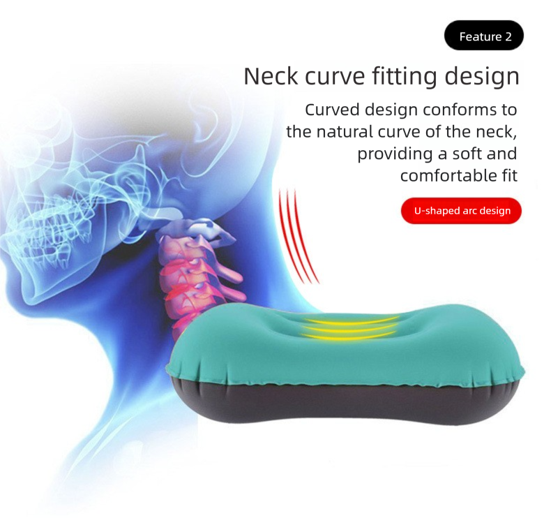 Cuscino per sedia gonfiabile per esterni, supporto per collo, poggiatesta, cuscino lombare per ufficio_voghion.com