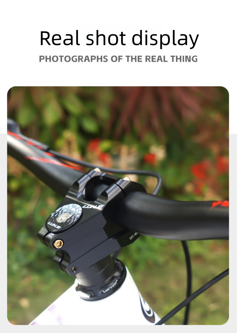 Potence courte CNC pour VTT tout-terrain 31,8/35 mm en alliage d'aluminium haute résistance pour descente_voghion.com