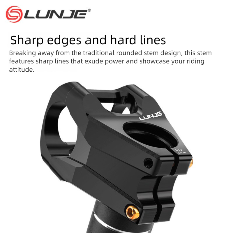 Potence courte CNC pour VTT tout-terrain 31,8/35 mm en alliage d'aluminium haute résistance pour descente_voghion.com