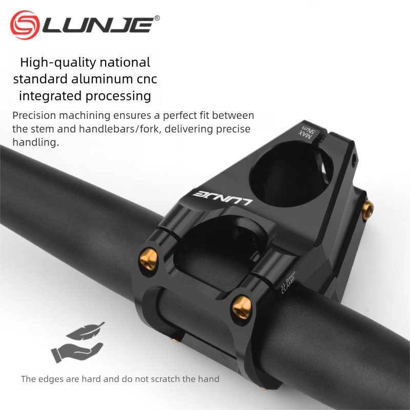 Potence courte CNC pour VTT tout-terrain 31,8/35 mm en alliage d'aluminium haute résistance pour descente_voghion.com