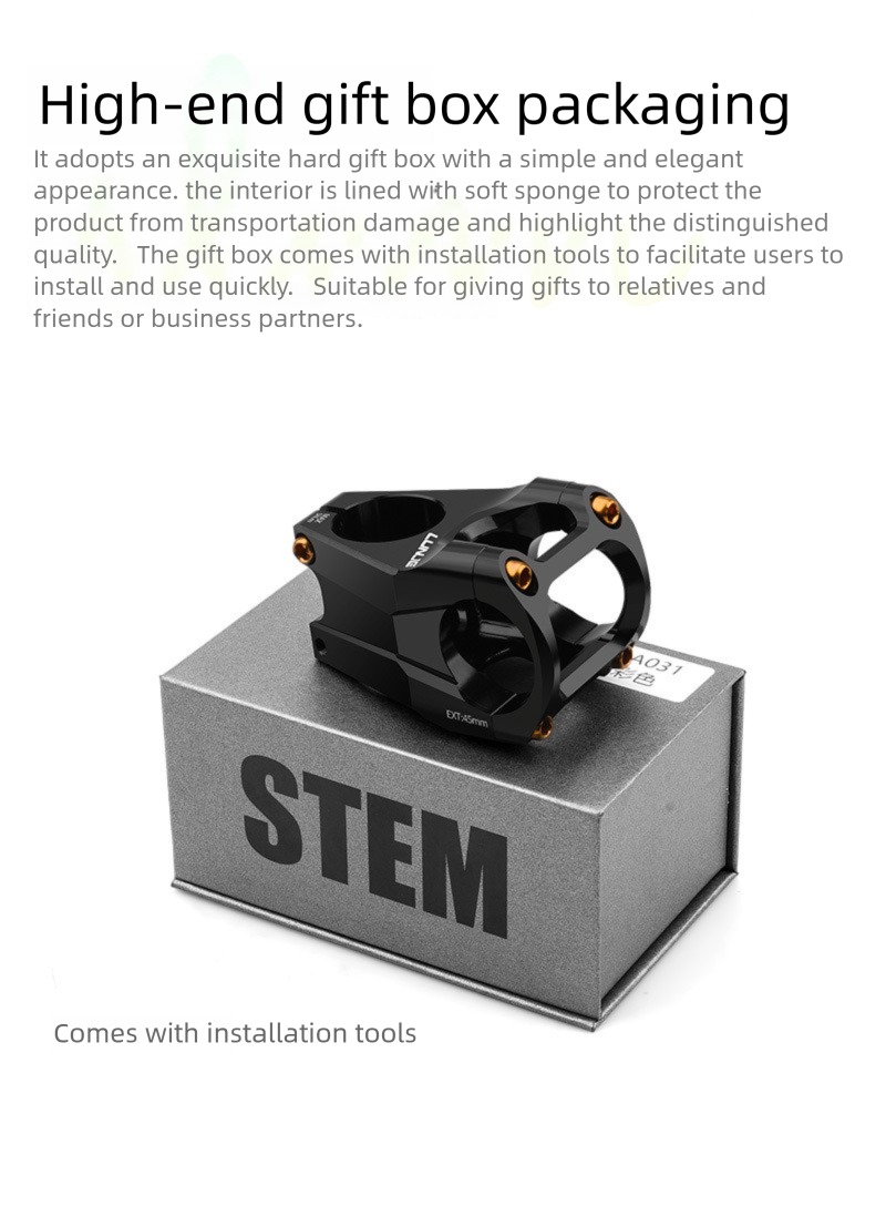 Potence courte CNC pour VTT tout-terrain 31,8/35 mm en alliage d'aluminium haute résistance pour descente_voghion.com