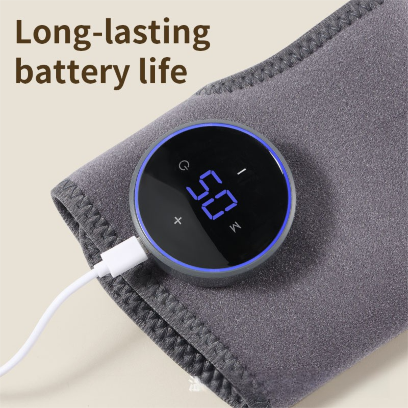 Nuovo massaggiatore per caviglia con impacco caldo riscaldante senza fili, strumento per la fisioterapia e la protezione delle articolazioni del piede_voghion.com