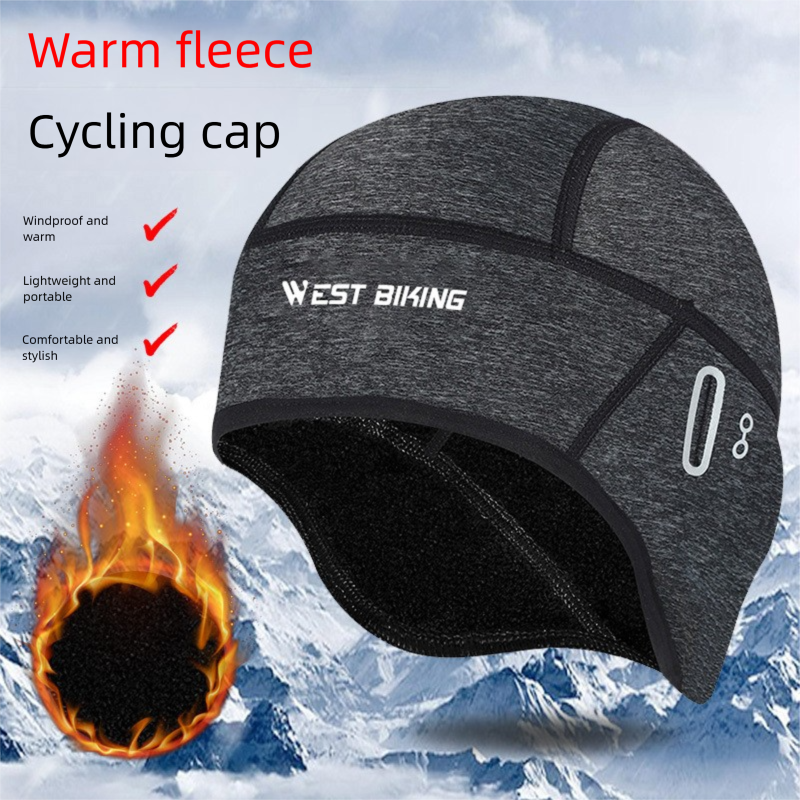 Kış Polar Spor Başlığı Yürüyüş Rüzgar Geçirmez Açık Hava Sıcak Kayak Bisiklet Küçük Şapka_voghion.com
