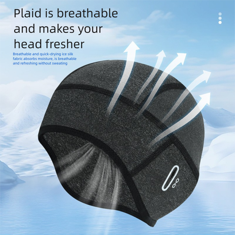 Kış Polar Spor Başlığı Yürüyüş Rüzgar Geçirmez Açık Hava Sıcak Kayak Bisiklet Küçük Şapka_voghion.com