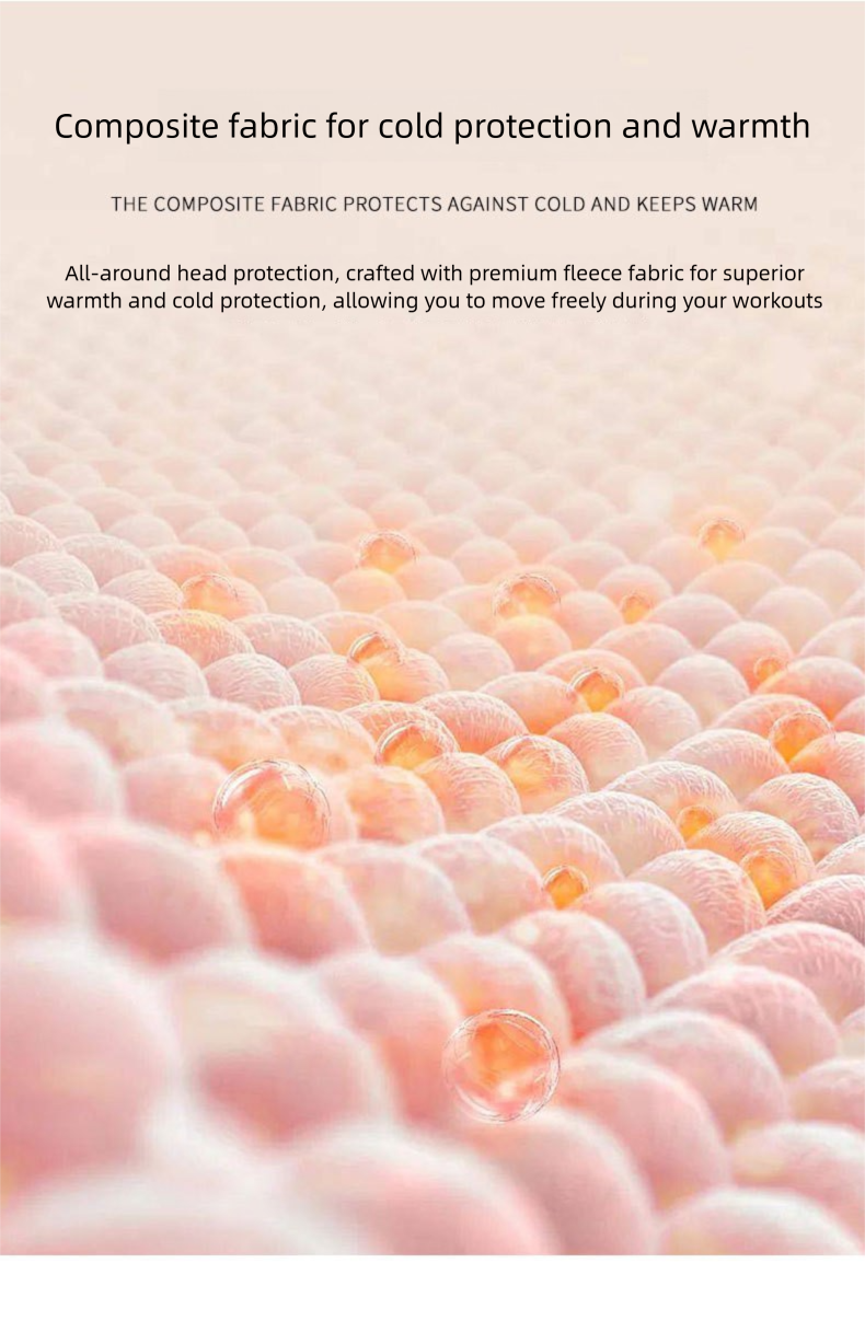 Kış Polar Spor Başlığı Yürüyüş Rüzgar Geçirmez Açık Hava Sıcak Kayak Bisiklet Küçük Şapka_voghion.com