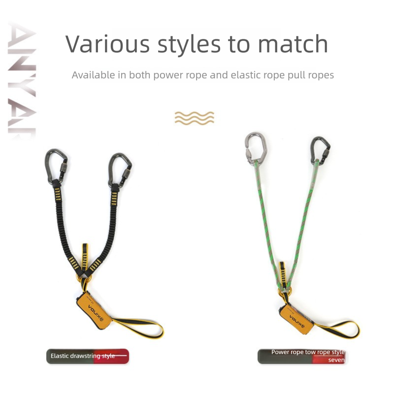 Scala volante per esterni, sacco elastico con coda di mucca, corda di protezione per arrampicata su roccia, cintura di sicurezza anticaduta_voghion.com