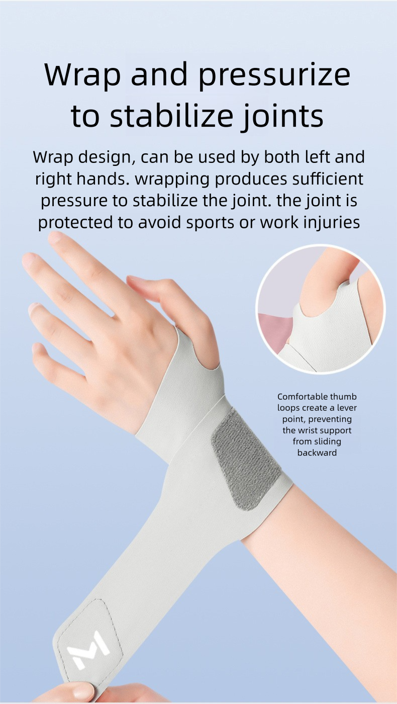Support pour hommes et femmes, fixation fine pour entorse, gaine tendineuse articulaire, spécialement conçu pour le sport, le fitness, le tennis, le badminton et les problèmes de poignet._voghion.com