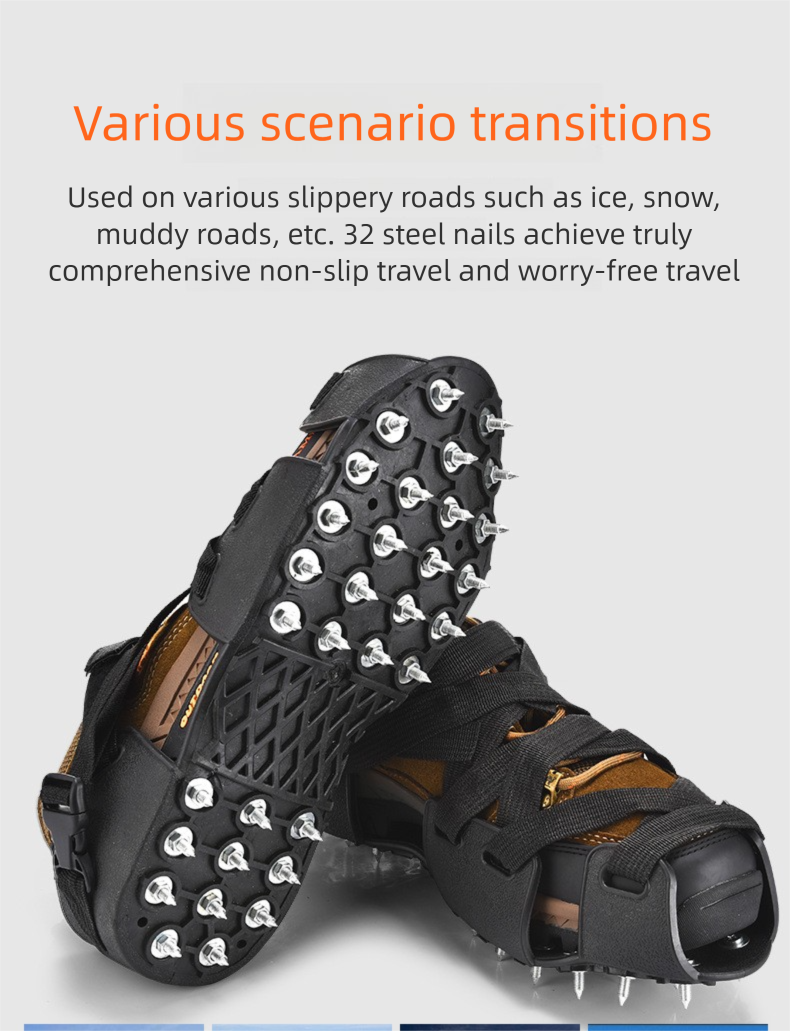 Pinze da esterno per arrampicata, copriscarpe antiscivolo, anticaduta professionali, pinze per pesca sul ghiaccio, artigli da neve_voghion.com