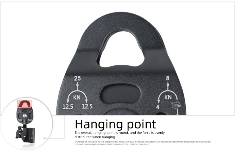 Device Heavy Object Upward Lifting Ascender Pulley Lifter Tow Underground Rescue Protector_voghion.com