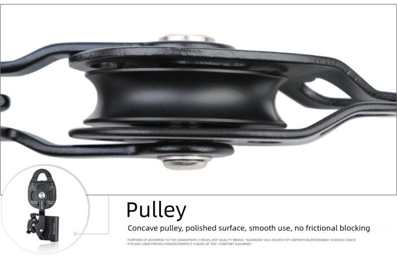 Device Heavy Object Upward Lifting Ascender Pulley Lifter Tow Underground Rescue Protector_voghion.com