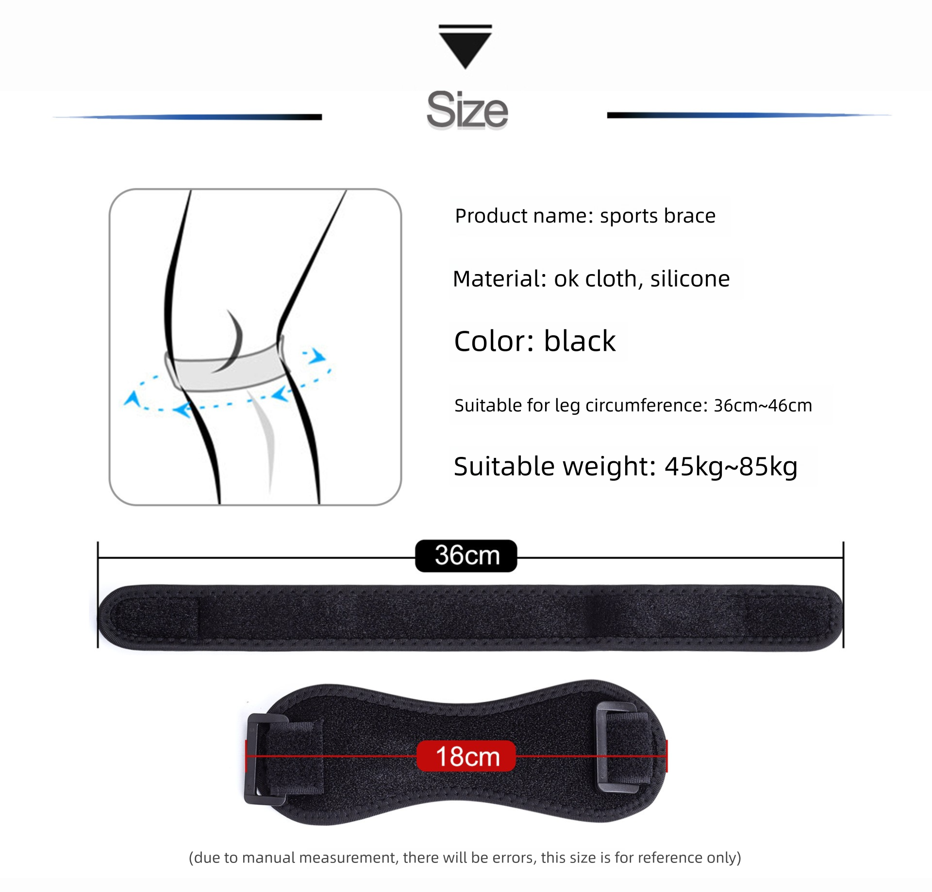 Ginocchiere a compressione per basket, assorbimento degli urti, supporto sportivo, cinturino integrato in silicone per la rotula_voghion.com