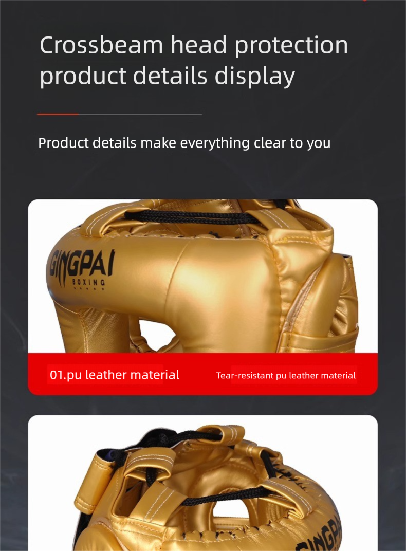 Closed Beam Protection Helmet Nose Adult Full Surround Boxing Head Guard Sanda Muay Thai Taekwondo Protective Gear_voghion.com