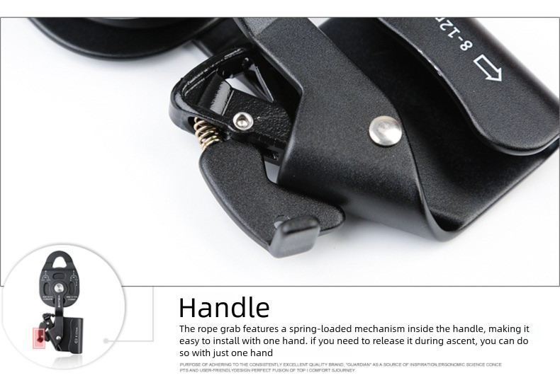 Device Heavy Object Upward Lifting Ascender Pulley Lifter Tow Underground Rescue Protector_voghion.com
