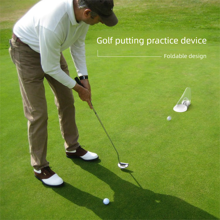 Golfschlägerträger, klappbarer Putter, Übungsgerät für drinnen und draußen, Schwungtrainingsgerät_voghion.com