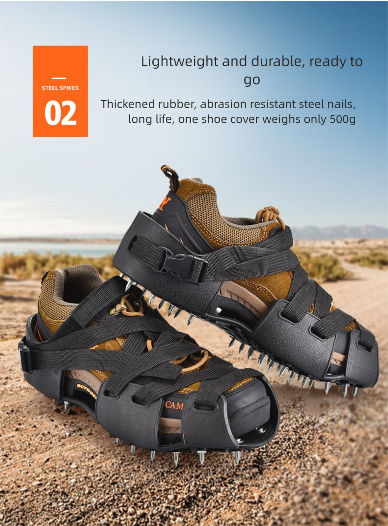 Pinze da esterno per arrampicata, copriscarpe antiscivolo, anticaduta professionali, pinze per pesca sul ghiaccio, artigli da neve_voghion.com