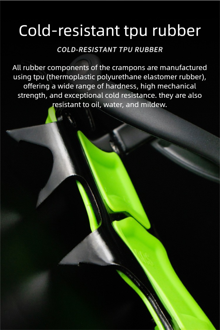 Ramponi professionali Brother Jiedeng BRS-S1A da 14 denti per escursioni sulla neve, arrampicata su ghiaccio e avventure all'aperto_voghion.com