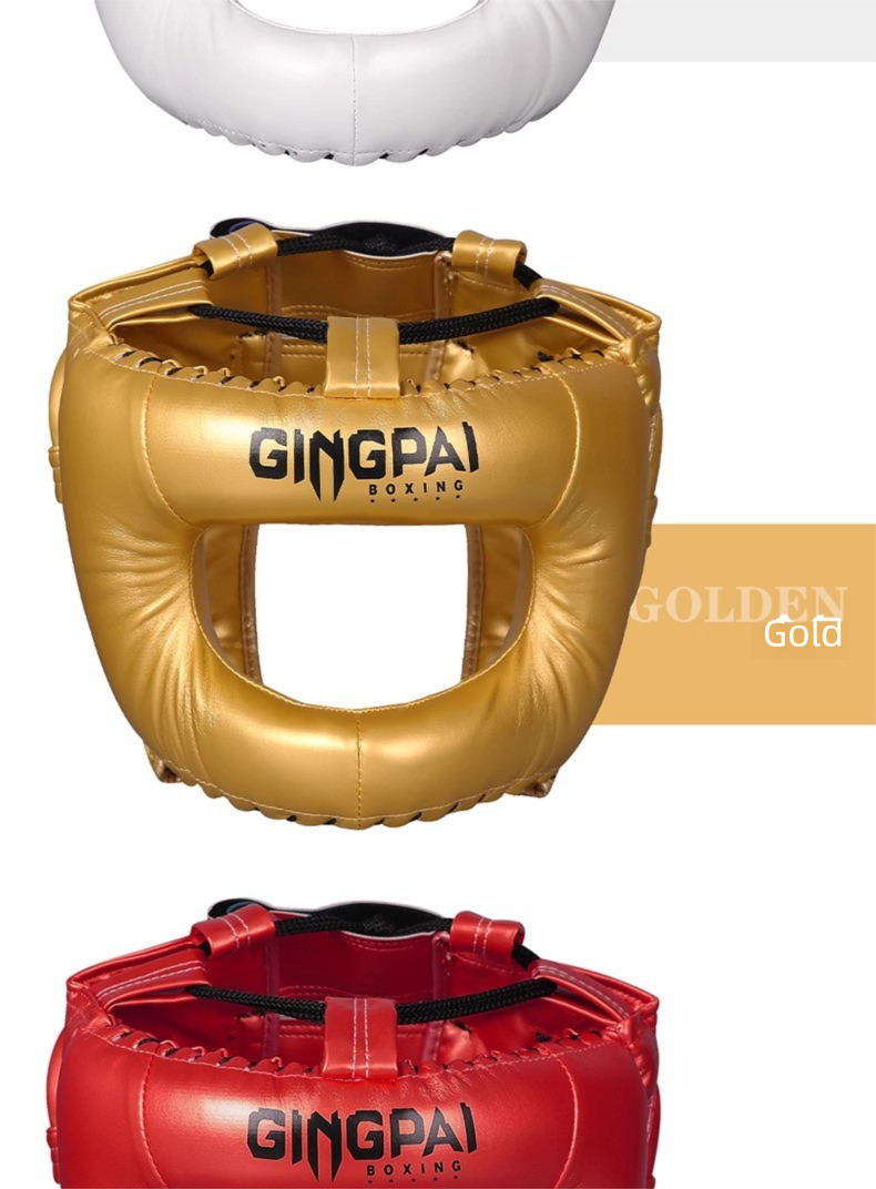 Closed Beam Protection Helmet Nose Adult Full Surround Boxing Head Guard Sanda Muay Thai Taekwondo Protective Gear_voghion.com