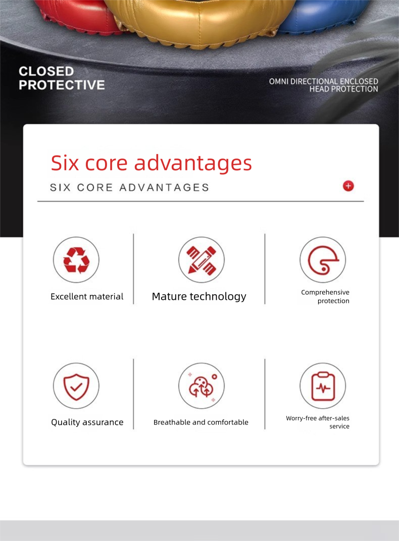 Closed Beam Protection Helmet Nose Adult Full Surround Boxing Head Guard Sanda Muay Thai Taekwondo Protective Gear_voghion.com