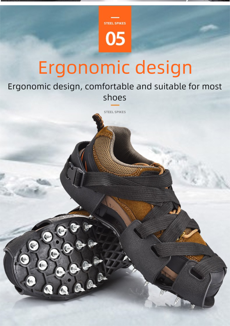 Pinze da esterno per arrampicata, copriscarpe antiscivolo, anticaduta professionali, pinze per pesca sul ghiaccio, artigli da neve_voghion.com