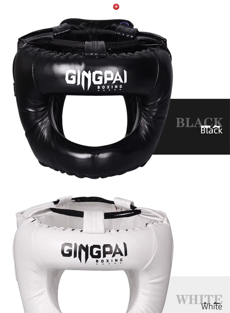 Closed Beam Protection Helmet Nose Adult Full Surround Boxing Head Guard Sanda Muay Thai Taekwondo Protective Gear_voghion.com