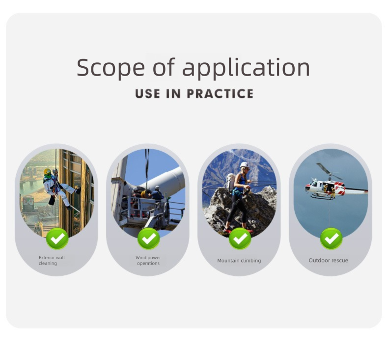 Metal Climbing Safety Belt Quickdraw Tool Rack High-altitude Work Rescue Mounting Equipment_voghion.com