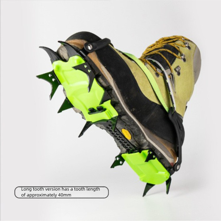 Ramponi professionali Brother Jiedeng BRS-S1A da 14 denti per escursioni sulla neve, arrampicata su ghiaccio e avventure all'aperto_voghion.com