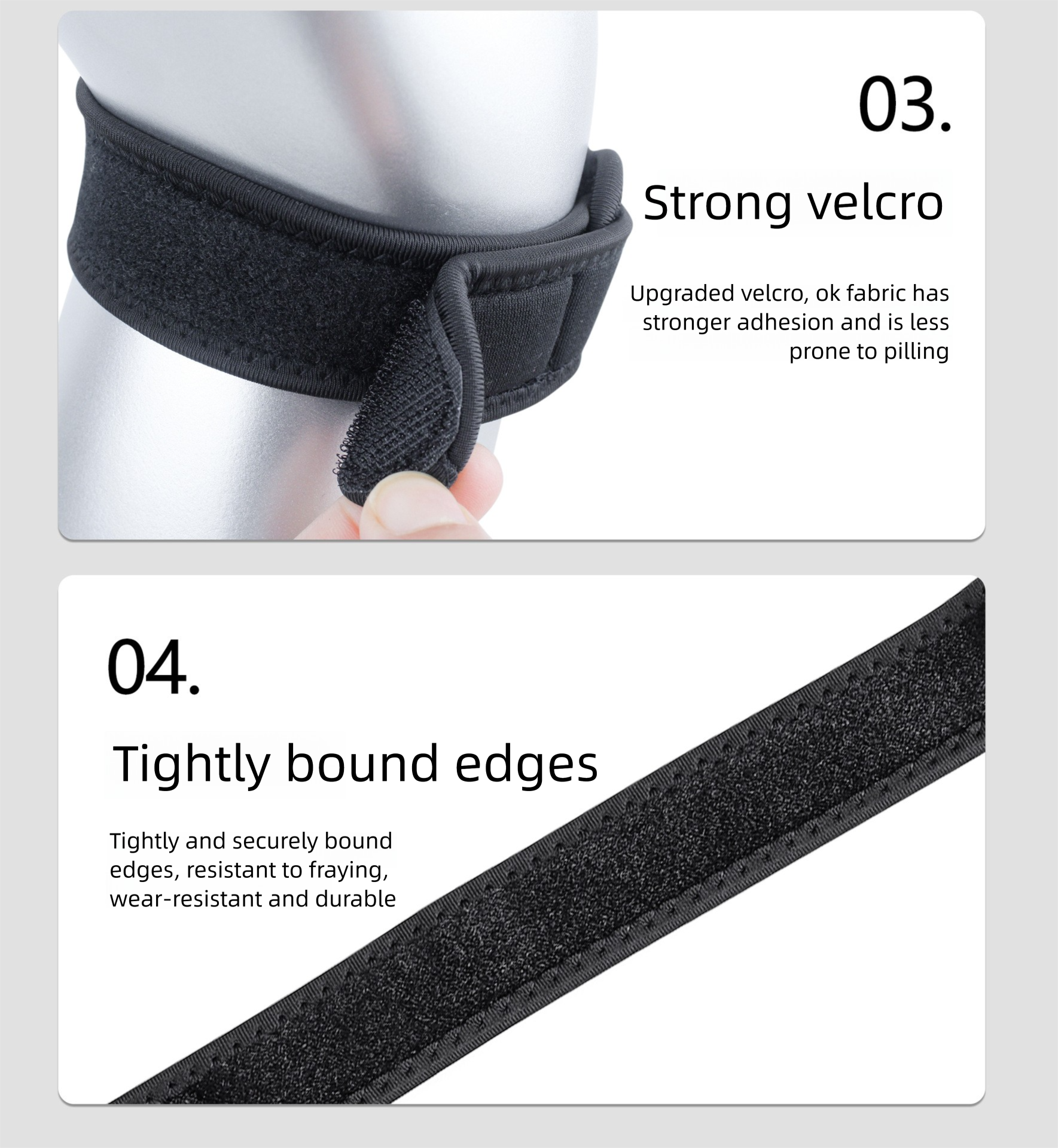 Ginocchiere a compressione per basket, assorbimento degli urti, supporto sportivo, cinturino integrato in silicone per la rotula_voghion.com