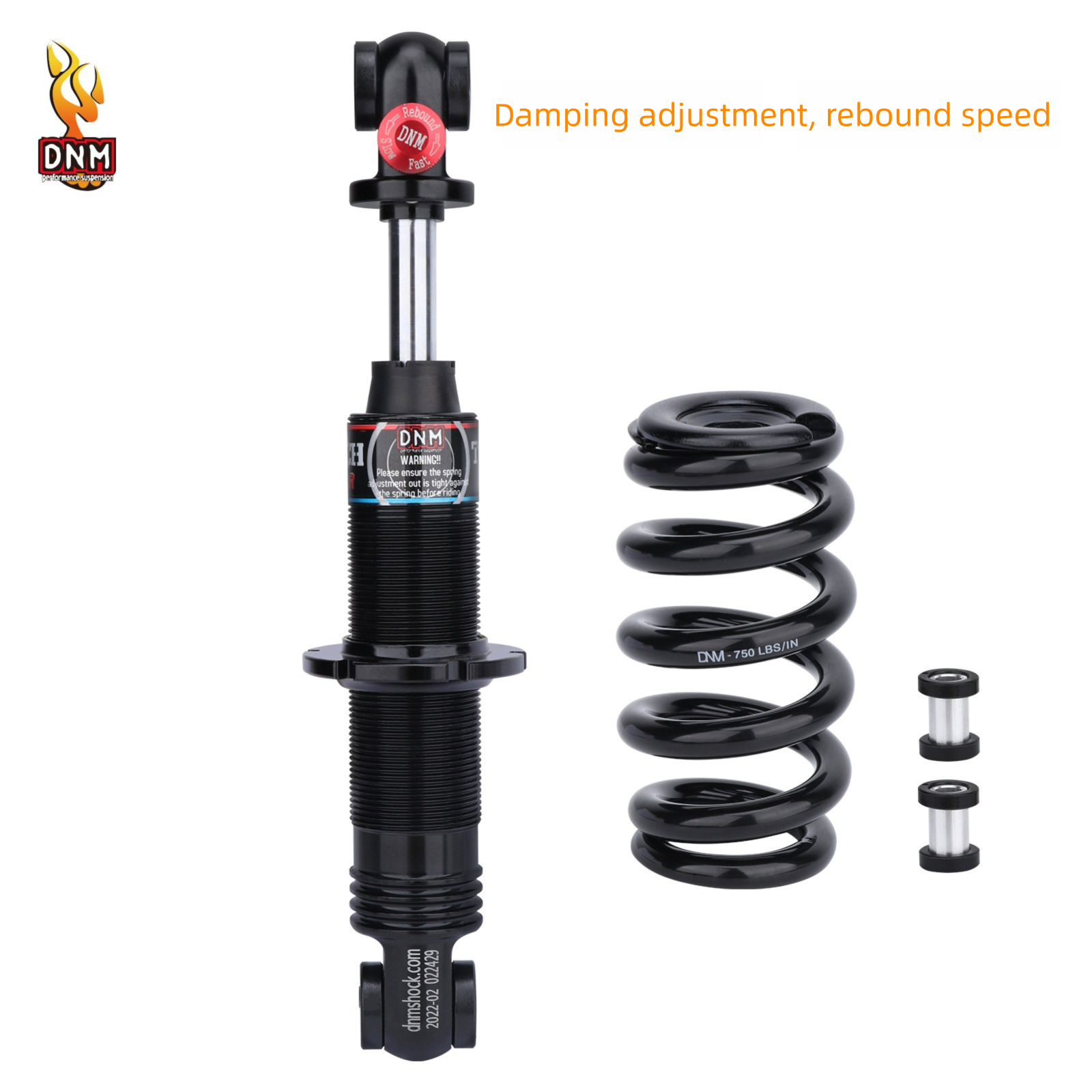 Taiwan DNM DV-22AR Hydraulic Spring With Damping Adjustment 190/200MM*750 Lbs Shock Absorber_voghion.com