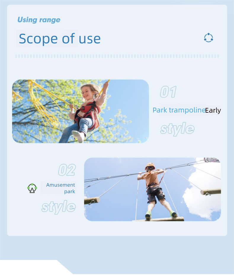 Xinda Outdoor Trampolino per bambini, letto saltante, cintura di sicurezza, accessori da gioco quadrati_voghion.com