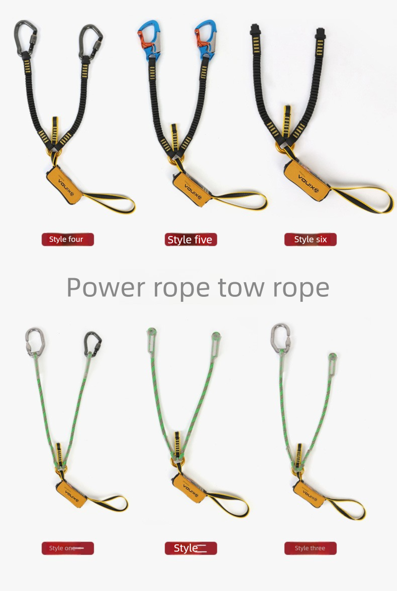 Scala volante per esterni, sacco elastico con coda di mucca, corda di protezione per arrampicata su roccia, cintura di sicurezza anticaduta_voghion.com