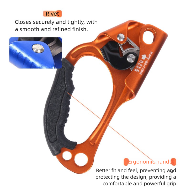 Outdoor Hand Ascender High Altitude Anti-Slip Device Rope Climber Effort-Saving Mountaineering Rock Climbing Equipment_voghion.com